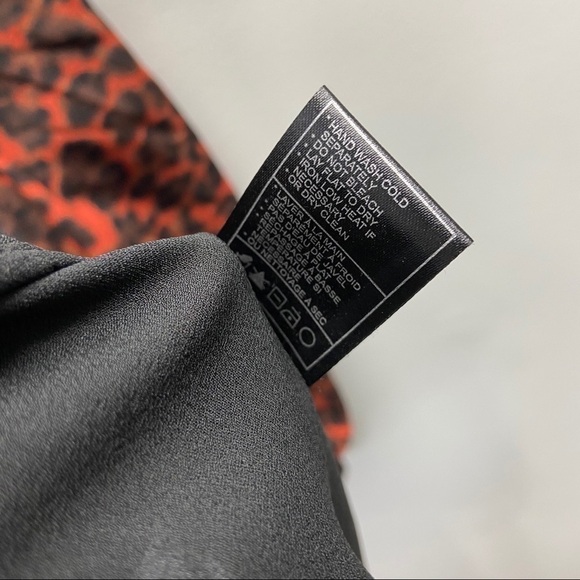 BB Dakota Almeta Wild Things Leopard Print Dress Sz 6 - Picture 7 of 8